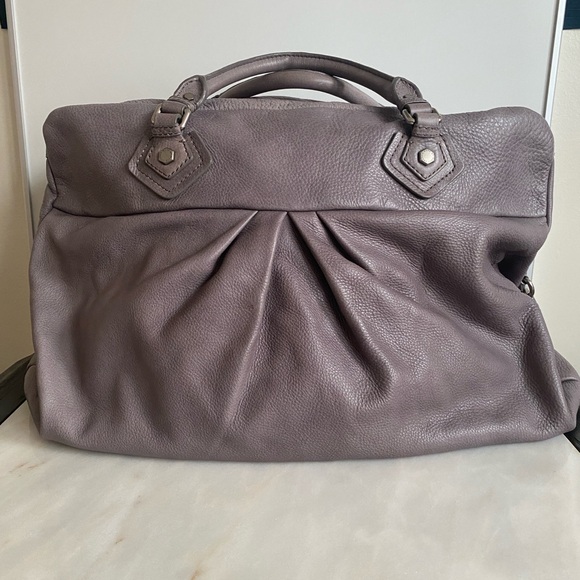 Marc by Marc Jacobs Gray Large Travel Satchel Crossbody - Picture 3 of 13